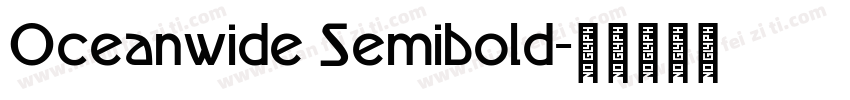 Oceanwide Semibold字体转换